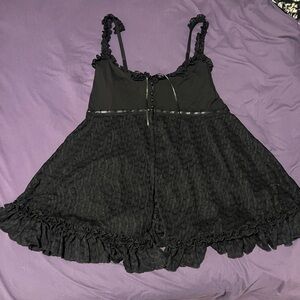 Black Lace babydoll dress